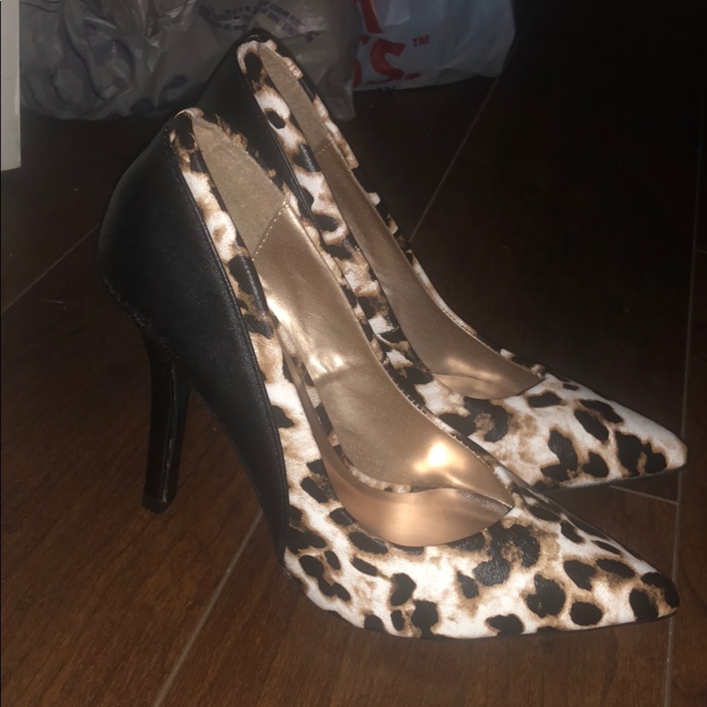 Leopard heels